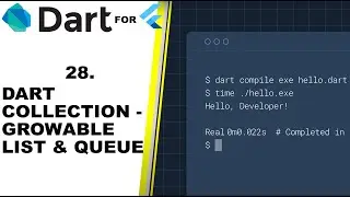 DART COLLECTION - GROWABLE LIST & QUEUE - TUTORIALS