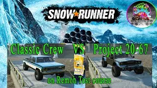 Snowrunner Classic Challenge on Remoh test course