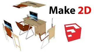 How to use Curic Make2D Plugin in SketchUp - TutorialsUp