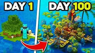 We SURVIVED 100 Days in SURVIVAL SERIES  Minecraft Hardcore...
