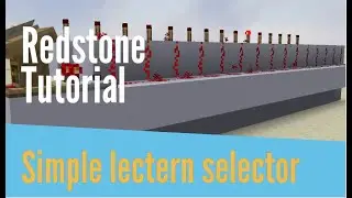 Lectern selection panel tutorial! [Day 18]