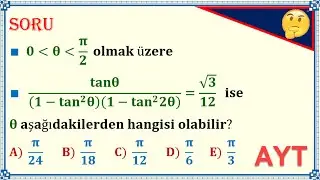 Trigonometri Yarım Açı Formülleri Çok Özel Soru 💥💥