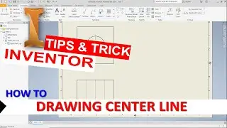 Inventor How To Drawing Center Line