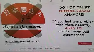 WTF I was Scammed By Nippon Yasan! They used COVID as excuse and then They shut down the website!!