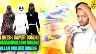MARSHMALLOW ALAN WALKER AND LOKESH GAMER BUNDLE GLITCH FILE || FREE FIRE || OB32 UPDATE GLITCH FILE