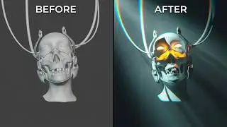 Blender Octane volumetric light and Godray