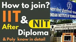 How to join iit after diploma /Polytechnic 🤔 Detailed analysis | IIT after diploma