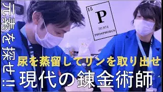 【元素を探せ！現代の錬金術師】　人の尿からリンは取り出せるのか！？