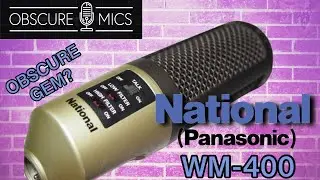 Insanely Obscure Mic!  The National / Panasonic WM-400 Dynamic End Address Microphone