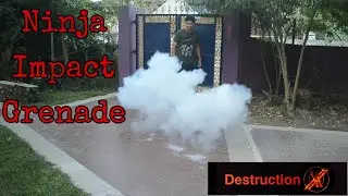 How to make NINJA impact GRENADE . Homemade impact GRENADE !!! DestructionX !!!