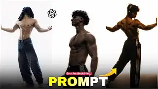 GYM Aesthetic Ai Photo Editing Tutorial | Gym Ai Aesthetic Photo Prompt