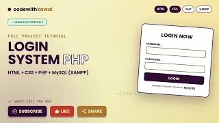 Create a Complete Login Page in PHP with MySQL Database