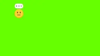 Neutral Face 😐 and Speech Loading Green Screen