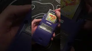 Game Boy Color Startup with Pokemon Gold #gameboy #shorts #pokemon  #retro
