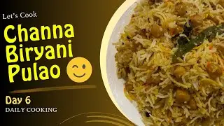 Tasty Chana Biryani Pulao Recipe | How to Make Chana Pulao with Biryani Masala Easy Recipe