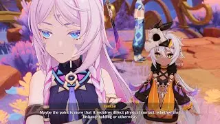 Chitlali is Angry of Lumine's Hand Holding with Other People | Genshin Impact