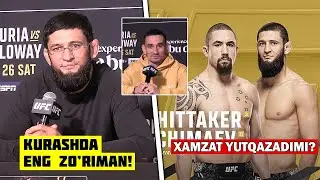 XAMZAT JANGDAN OLDINGI BIRINCHI INTERYU! KIM YUTISHI MUMKUN! 26-OKTABR ABU DABI!