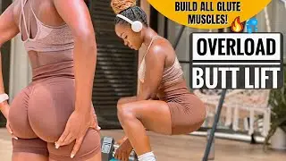 OVERLOAD DUMBBELL BOOTY BUILDING LEG WORKOUT~This Will Instantly🔥Grow your Butt At Home