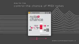 Note Chance - max for live chance for MIDI notes