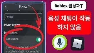 Roblox 음성 채팅(2024)을 얻는 방법, Roblox에서 음성 채팅을 활성화하는 방법,