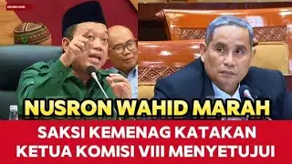 DEBAT SENGIT NUSRON WAHID KETUA PANSUS HAJI DPR DENGAN DIREKTUR HAJI KHUSUS KEMENAG