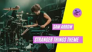 Stranger things theme tune with rock drums