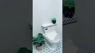Make your own Spa bathroom 🫧 #miniverse #dollhouseminiatures #makeitmini