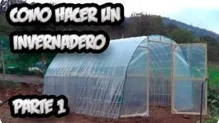 How to Make a Homemade Greenhouse Part 1 The Structure || Toni's Little Garden