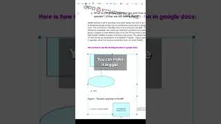 Drawing in google docs