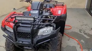 Como trocar o paralamas dianteiro do Quadriciclo Honda Fourtrax