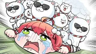 It’s opposite! Miko is in a higher position!!【Komainu/clip/hololive】