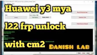 Huawei y3 mya l22 frp cm2 done ||password pin pattern remove 