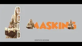 Coreldraw x7 Tutorial - Text Masking Effect in coreldraw x7 by Graphics Designs