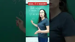 QUAL NÚMERO É O MAIOR? #matemática #matemáticaconcursos