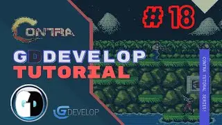 #18 How to create a CONTRA Like game with Gdevelop FREE VISUAL Game Engine