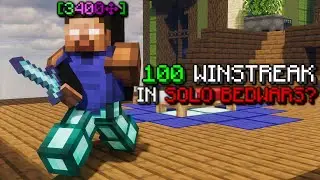 I Tried Getting a 100 Winstreak in Solo Bedwars