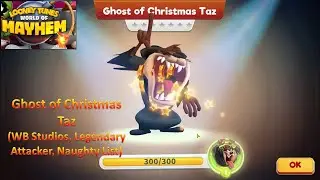 [*/\*] Looney Tunes World of Mayhem - Unlock Ghost of Christmas Taz (WB Studios, Legendary Attacker)