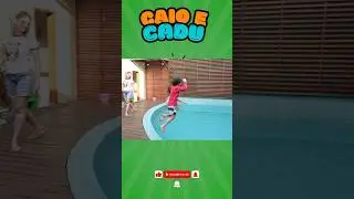 REGRAS DE CONDUTA NA PISCINA COM UMA NOVA IRMÃ #shortsvideo #shorts #cadupontes #criança #infantil