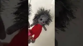 Ежики. Вязаная игрушка крючком