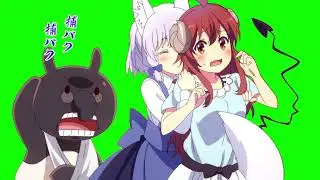 [Machikado Mazoku] Lico kidnapping Shamiko[Green Screen]