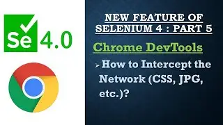Network Intercept (Block URLs) in Chrome Browser using Selenium 4- Chrome DevTools Feature