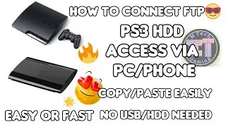 How to FTP Using In PS3 CFW, Wireless Transfer Files Copy Games/Files,No USB/HDD Need,PS3 FTP |Easy