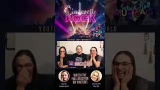 A perfect pairing! Check out our full reaction to "Cinderella Rock" cast album! #twinworld #shorts