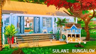 Charming Bungalow 🏝 Sulani | NoCC | THE SIMS 4 | Stop Motion