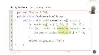 Lecture 7: Array in Java