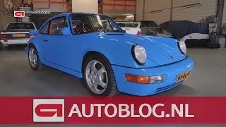Wouter moet keihard werken in Porsche 964 RAPH LW1