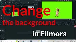 FILMORA | How To Change The Background Of Your Video  | Let`s Do Tech | Video Effects