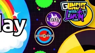AGAR.IO UNCUT // FULLY STACKED LOBBY TAKEOVER WITH LUSTY