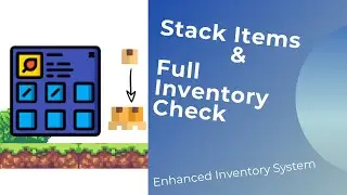 Unity 2D Platformer Tutorial 34 - Item Stacking & Full Inventory Check