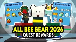 All Bee Bear Quest Rewards in Beesmas 2025 (Part 1) | Bee Swarm Simulator